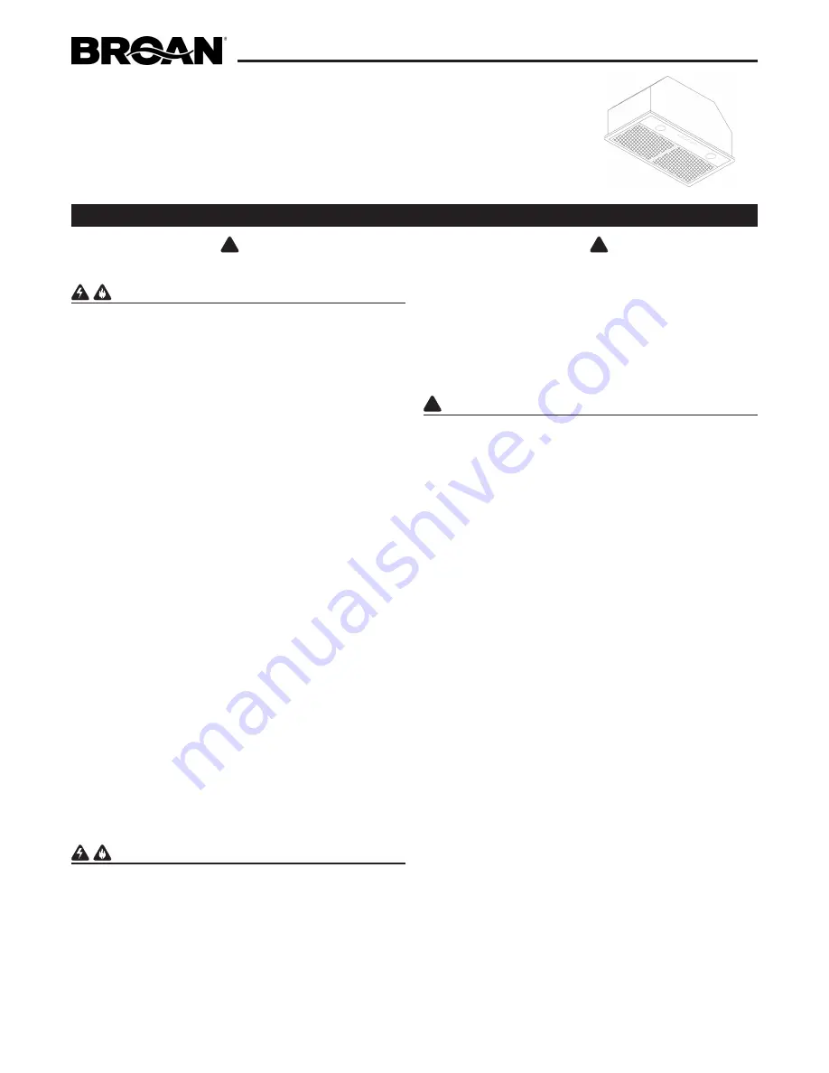 Broan RHVBB30SS Manual Download Page 6