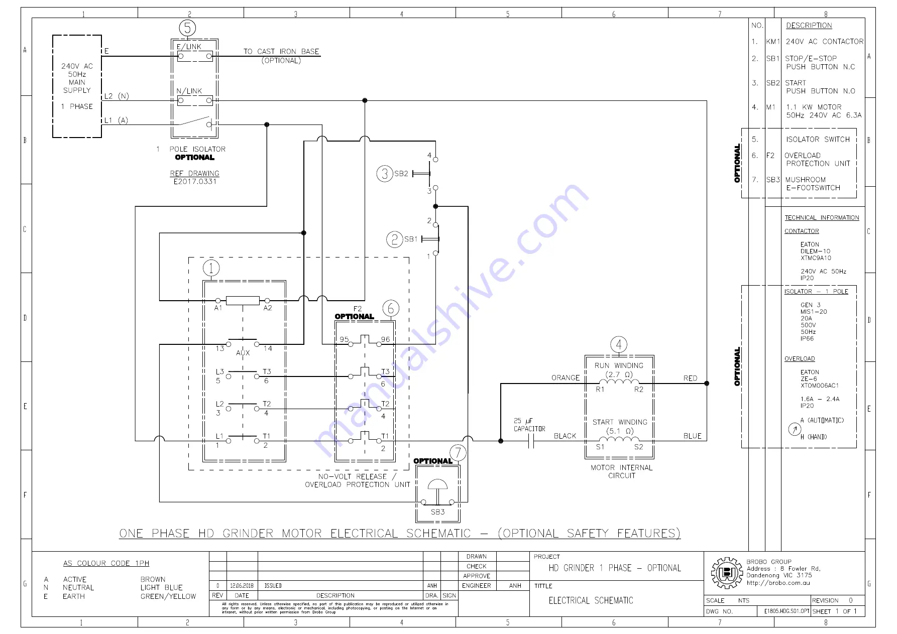 Brobo 200HD Product And Maintenance Manual Download Page 24