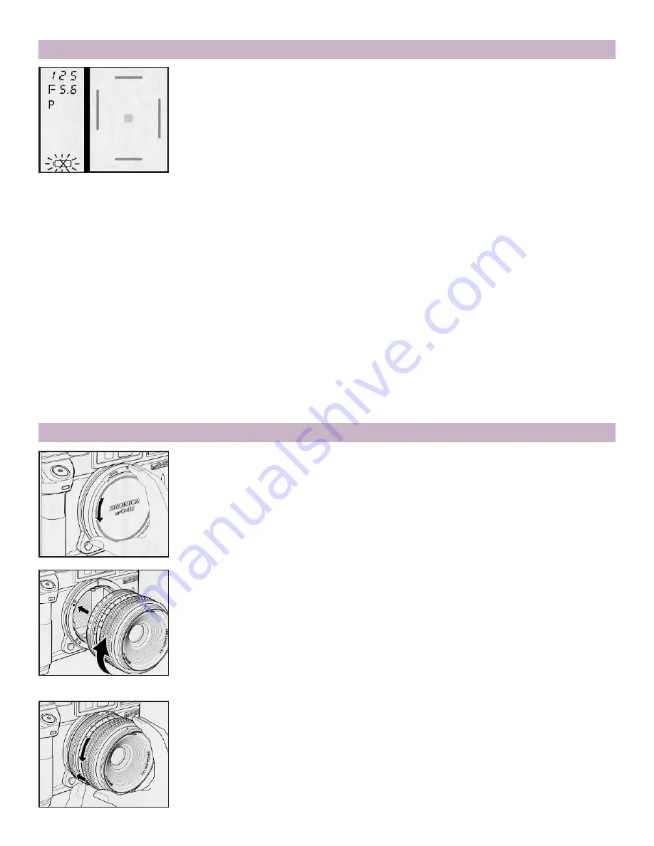 Bronica Rangefinder RF645 Owner'S Manual Download Page 7