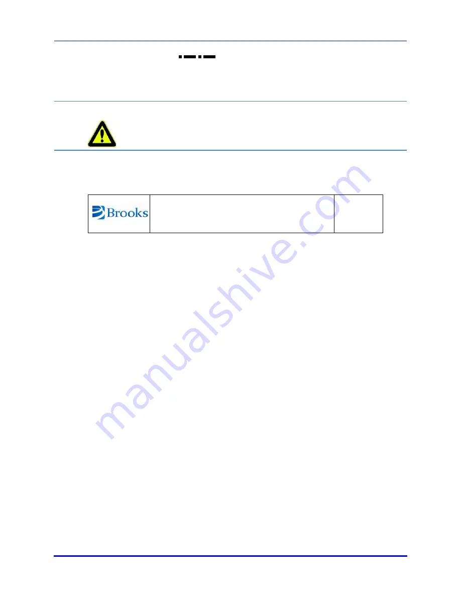 Brooks LF80C Product Manual Download Page 16