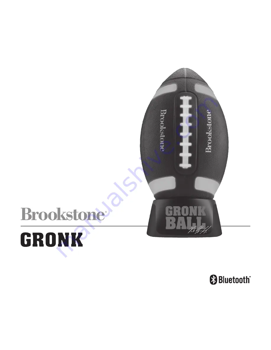 Brookstone 318416 Manual Download Page 1