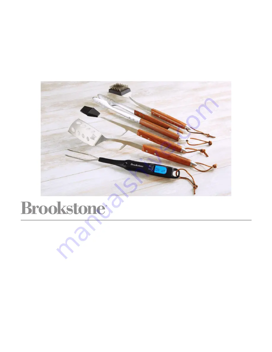 Brookstone 322803 Manual Download Page 1