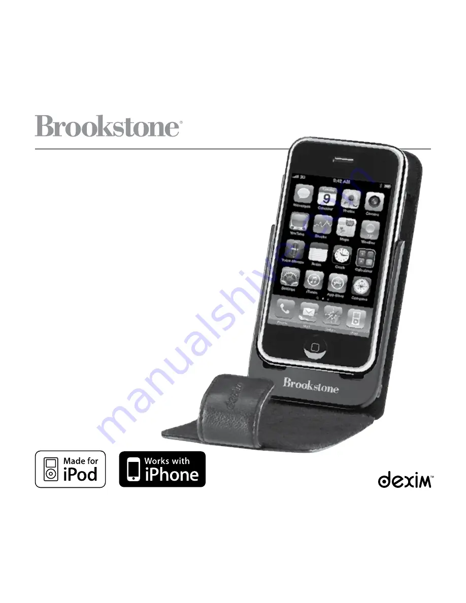 Brookstone 627927 Instruction Manual Download Page 1