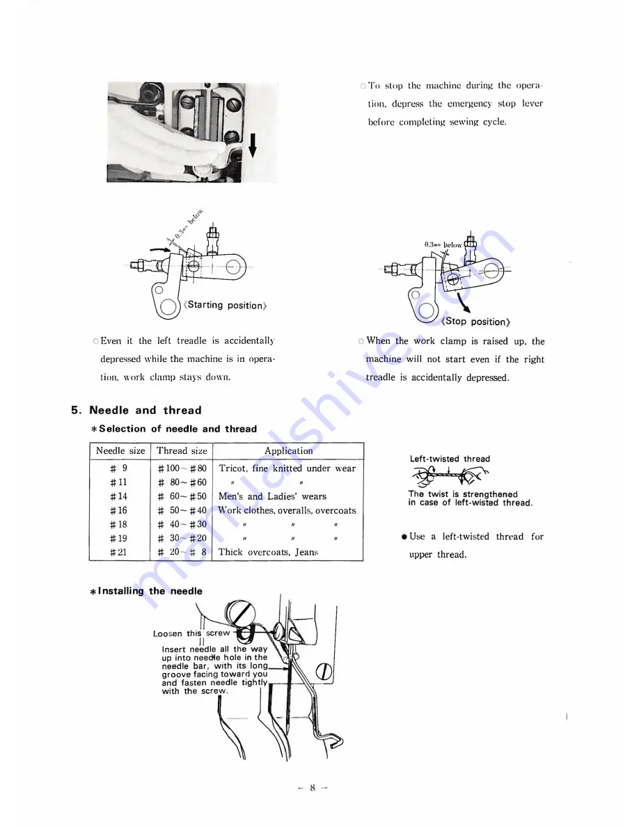 Brother Industries BROTHER LK3-B220 Instruction Manual Download Page 10