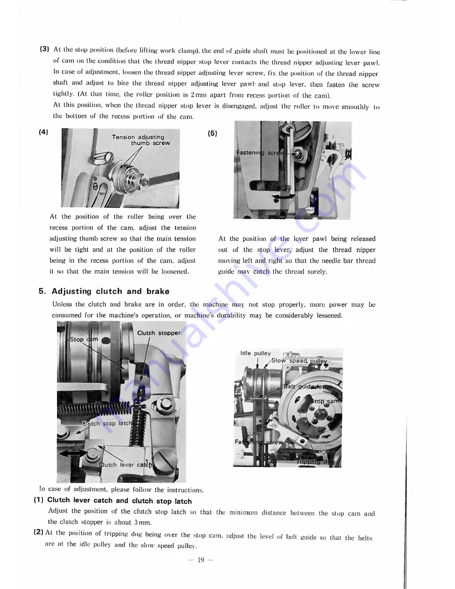 Brother Industries BROTHER LK3-B220 Instruction Manual Download Page 21