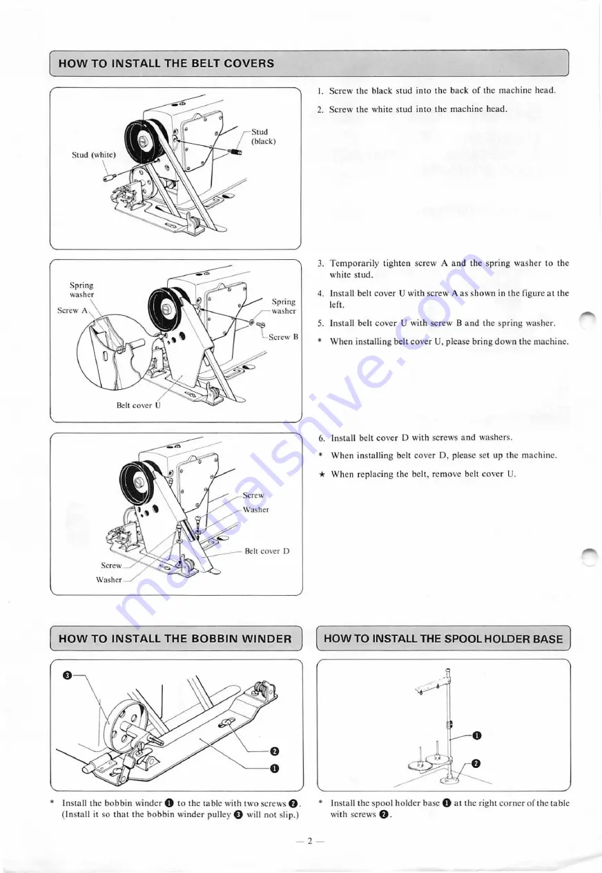 Brother 082-8792 Instruction Manual Download Page 2