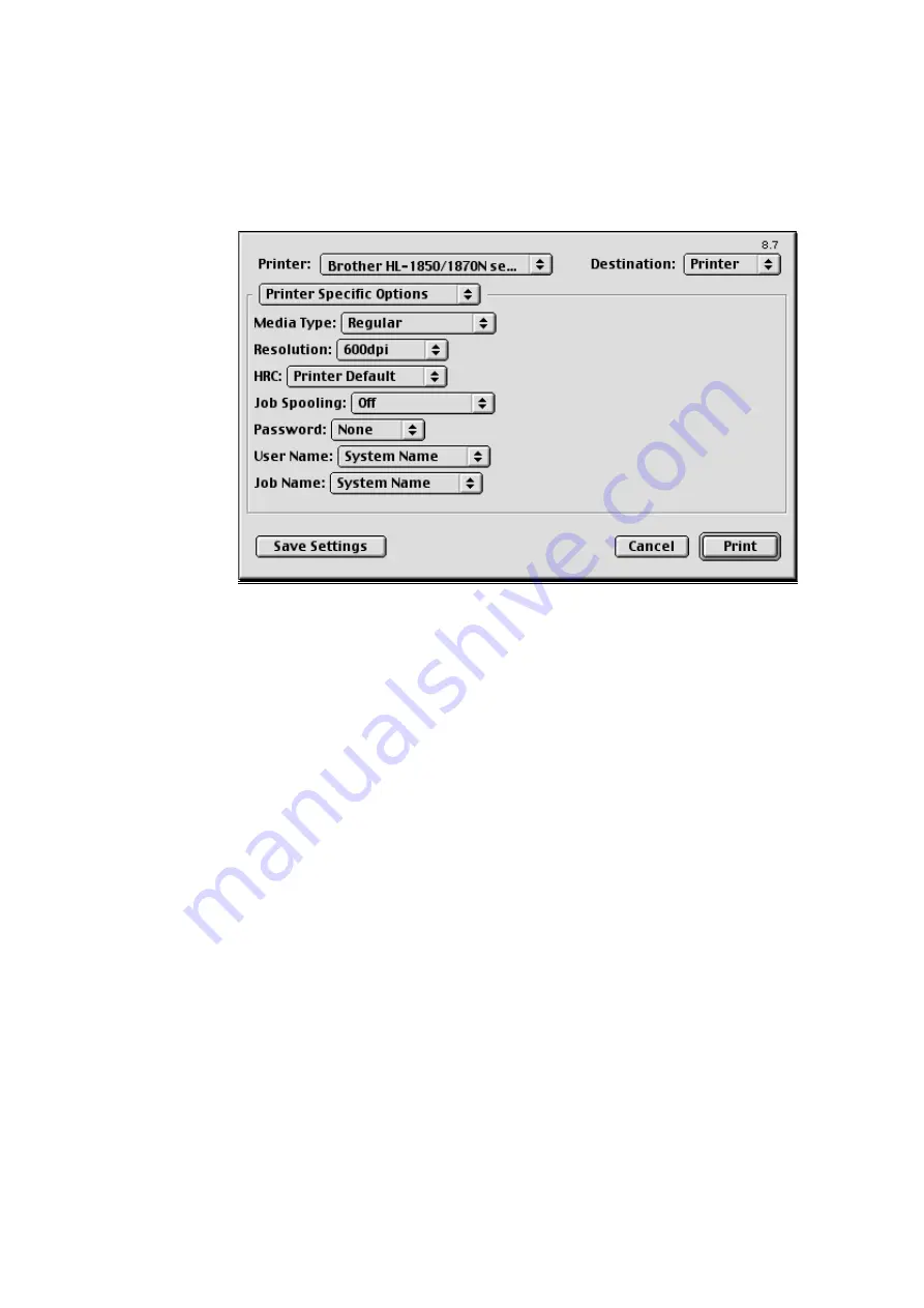 Brother 1870N - HL B/W Laser Printer User Manual Download Page 62