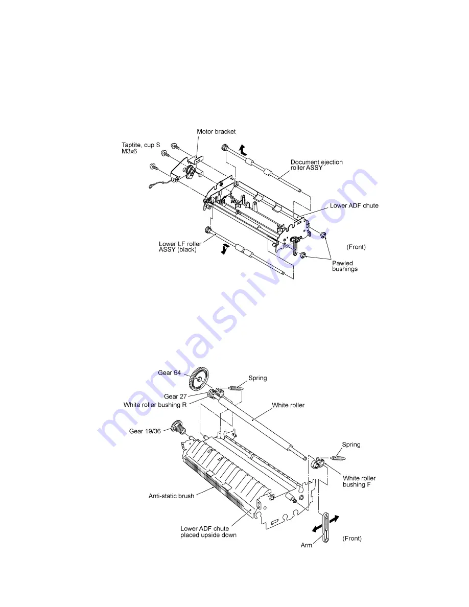 Brother 1920CN - Color Inkjet - Fax Service Manual Download Page 60