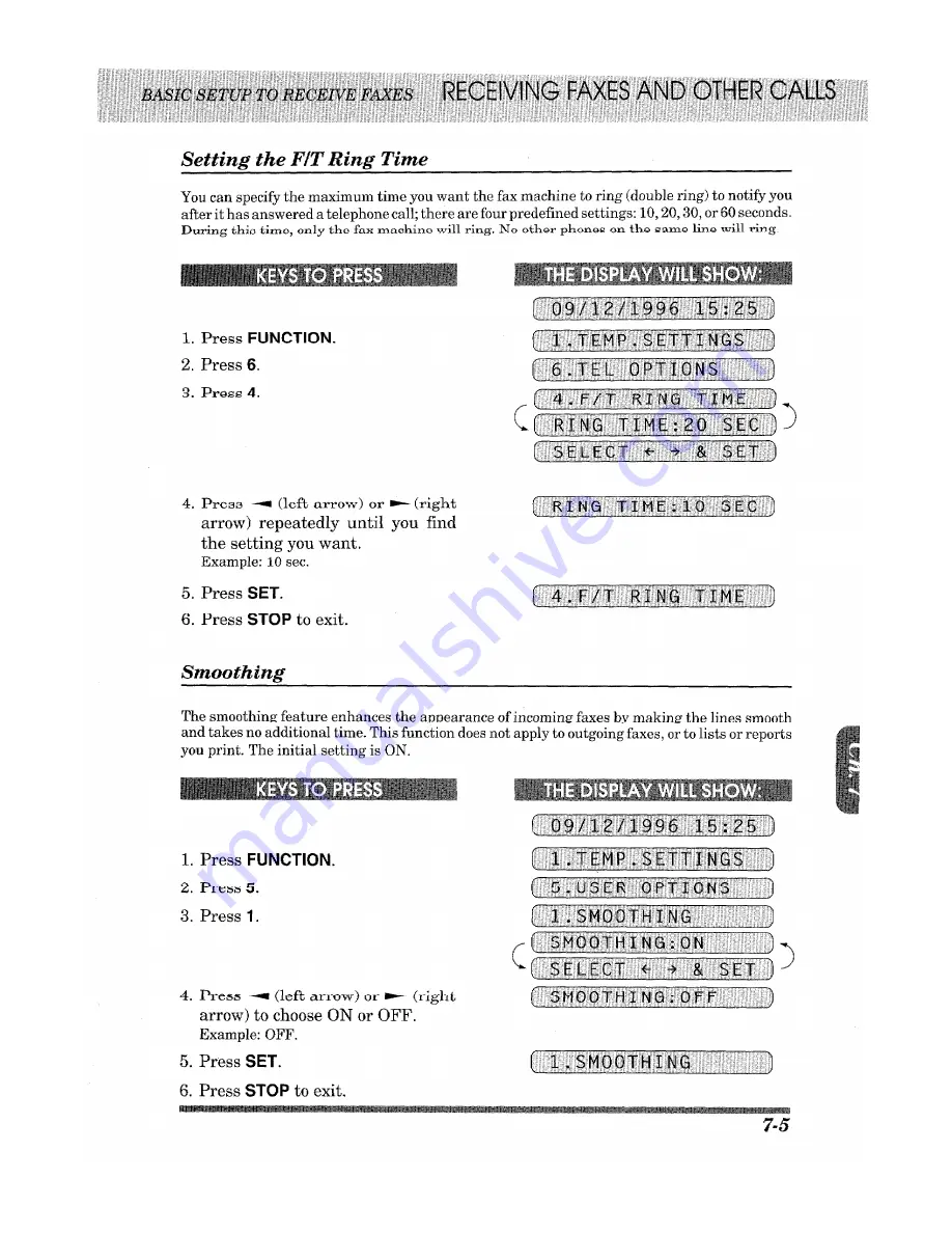 Brother 1950MC - Plus B/W - All-in-One User Manual Download Page 73