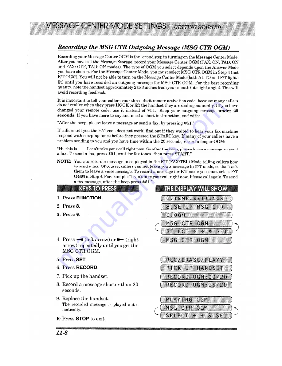 Brother 1950MC - Plus B/W - All-in-One User Manual Download Page 114