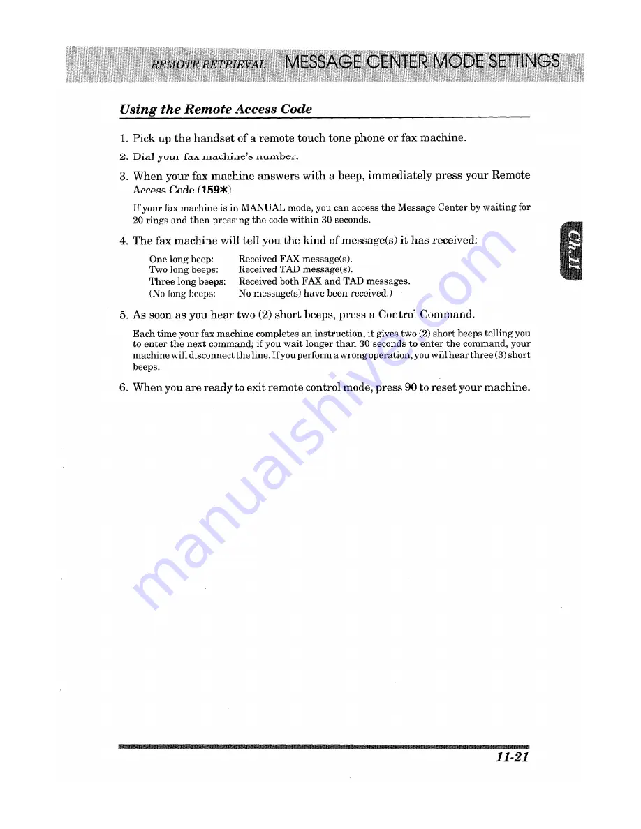 Brother 1950MC - Plus B/W - All-in-One User Manual Download Page 127