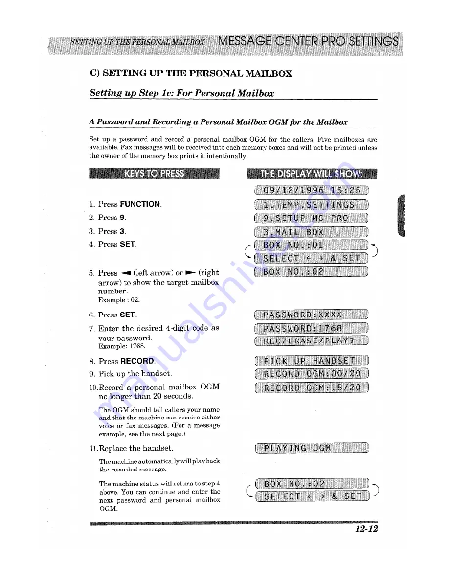 Brother 1950MC - Plus B/W - All-in-One User Manual Download Page 145