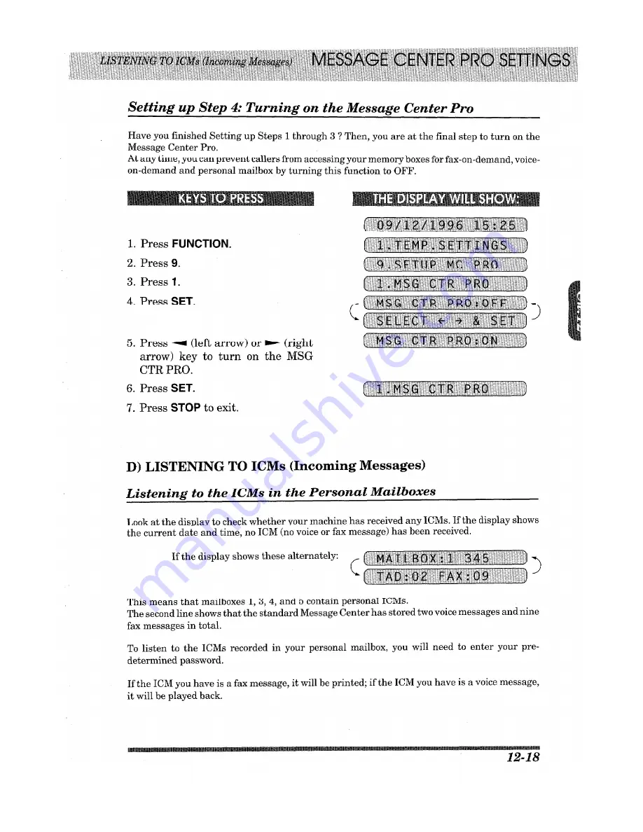 Brother 1950MC - Plus B/W - All-in-One User Manual Download Page 151