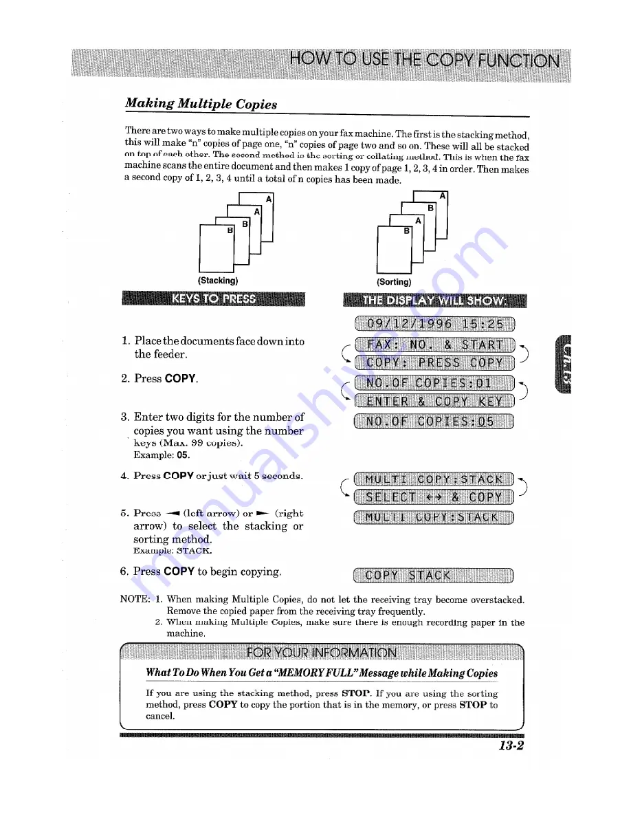 Brother 1950MC - Plus B/W - All-in-One User Manual Download Page 157