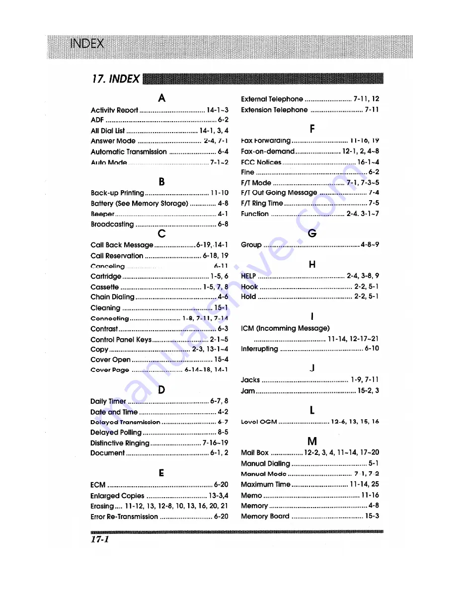 Brother 1950MC - Plus B/W - All-in-One User Manual Download Page 176