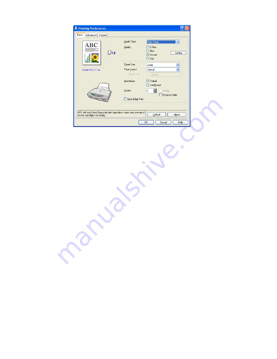 Brother 4420c - MFC Color Inkjet User Manual Download Page 226