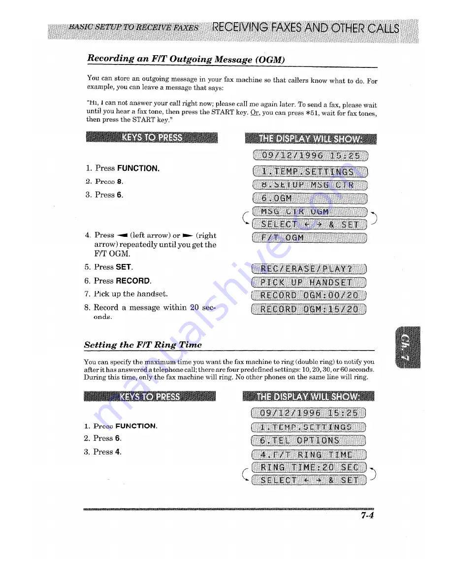 Brother 875MC Owner'S Manual Download Page 71