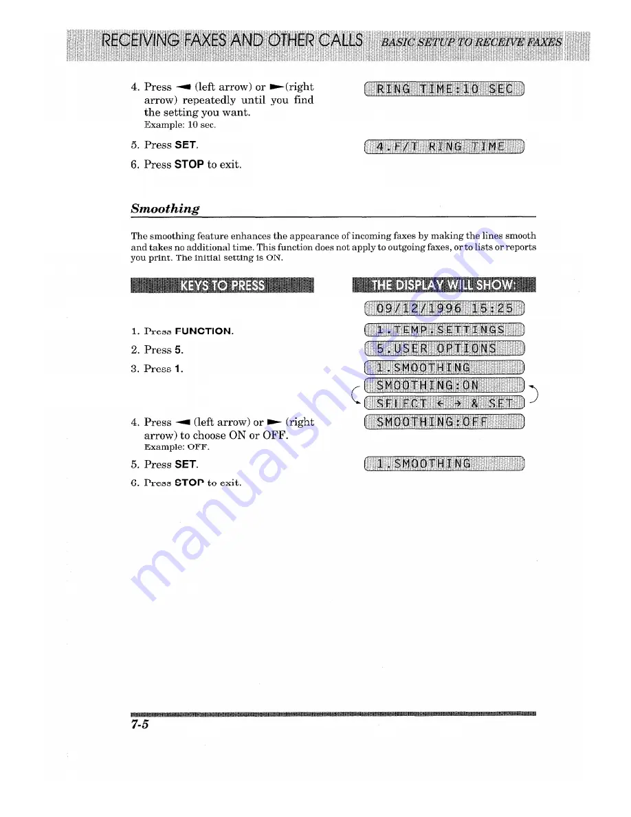 Brother 875MC Owner'S Manual Download Page 72