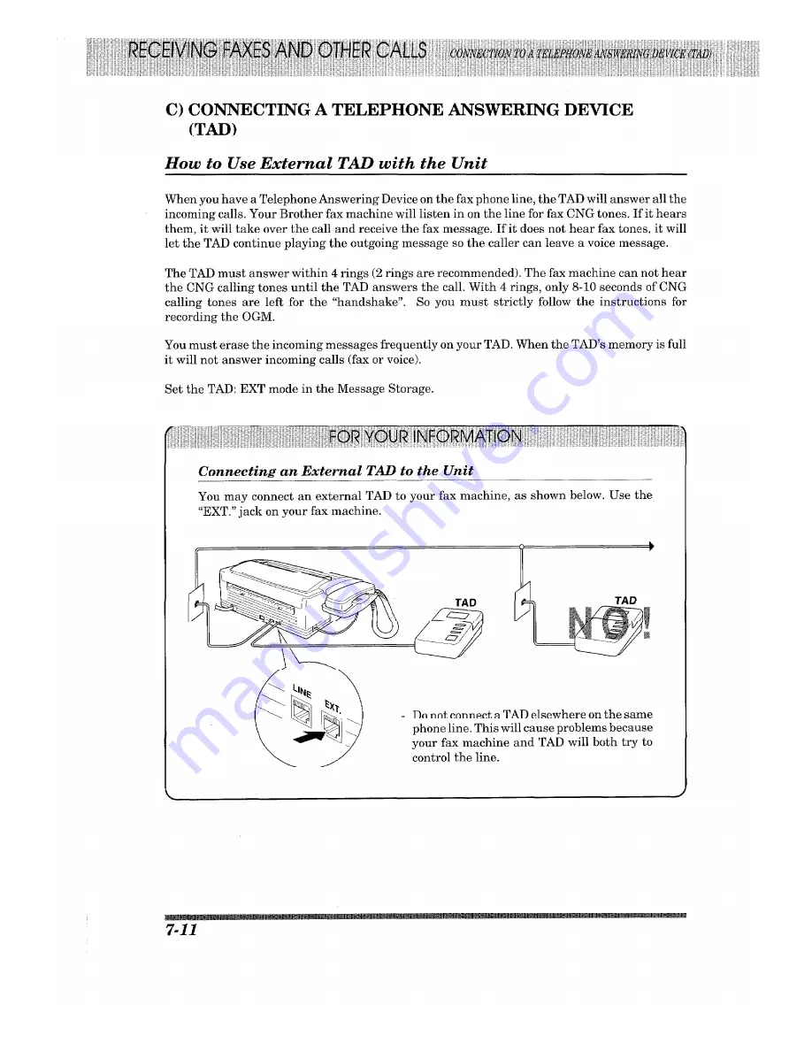 Brother 875MC Owner'S Manual Download Page 78