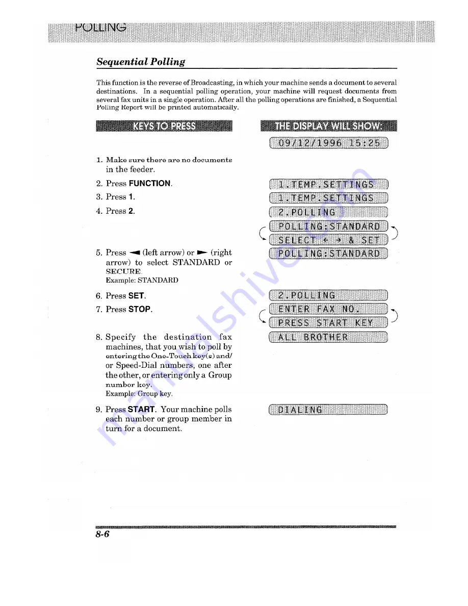 Brother 875MC Owner'S Manual Download Page 94