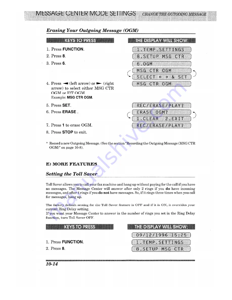 Brother 875MC Owner'S Manual Download Page 110