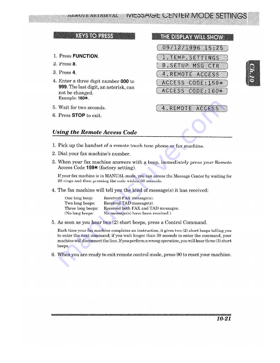 Brother 875MC Owner'S Manual Download Page 117