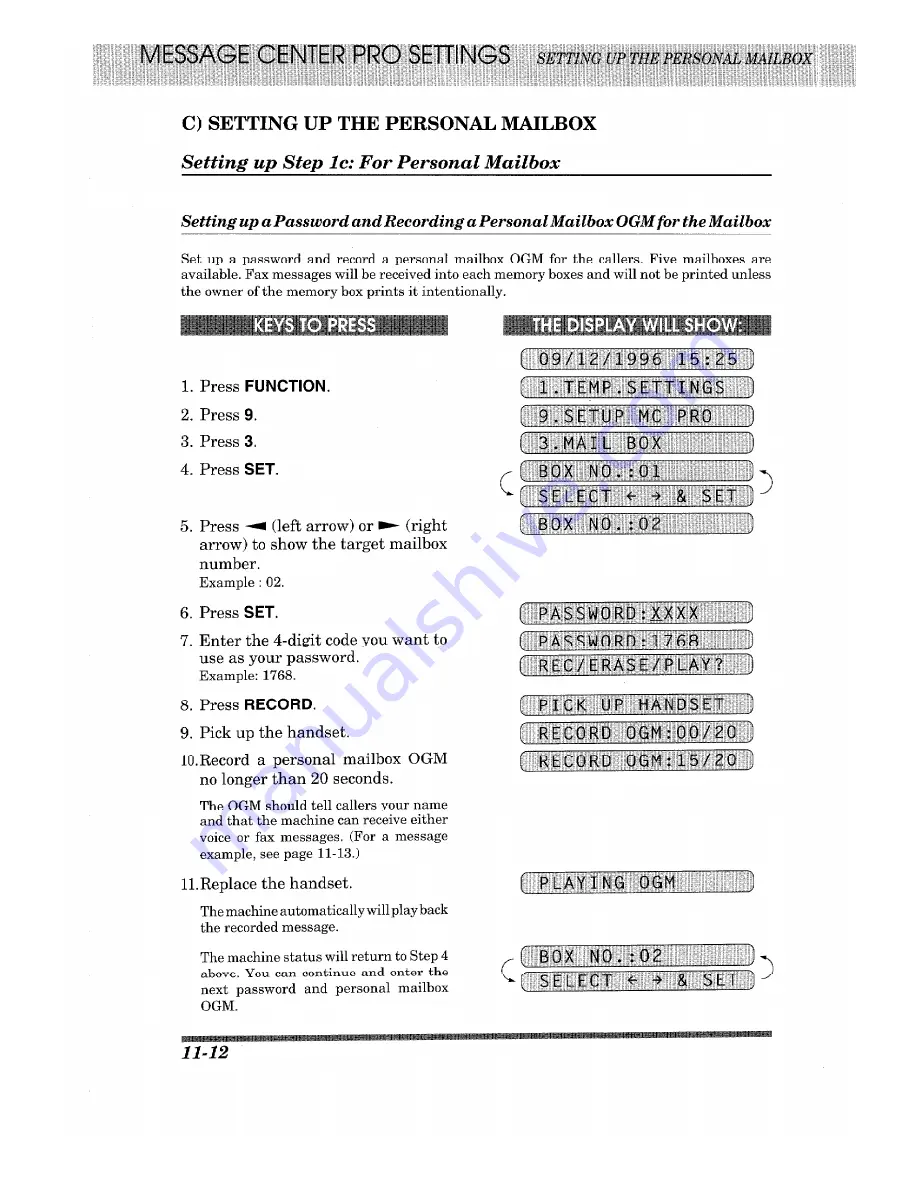 Brother 875MC Owner'S Manual Download Page 136