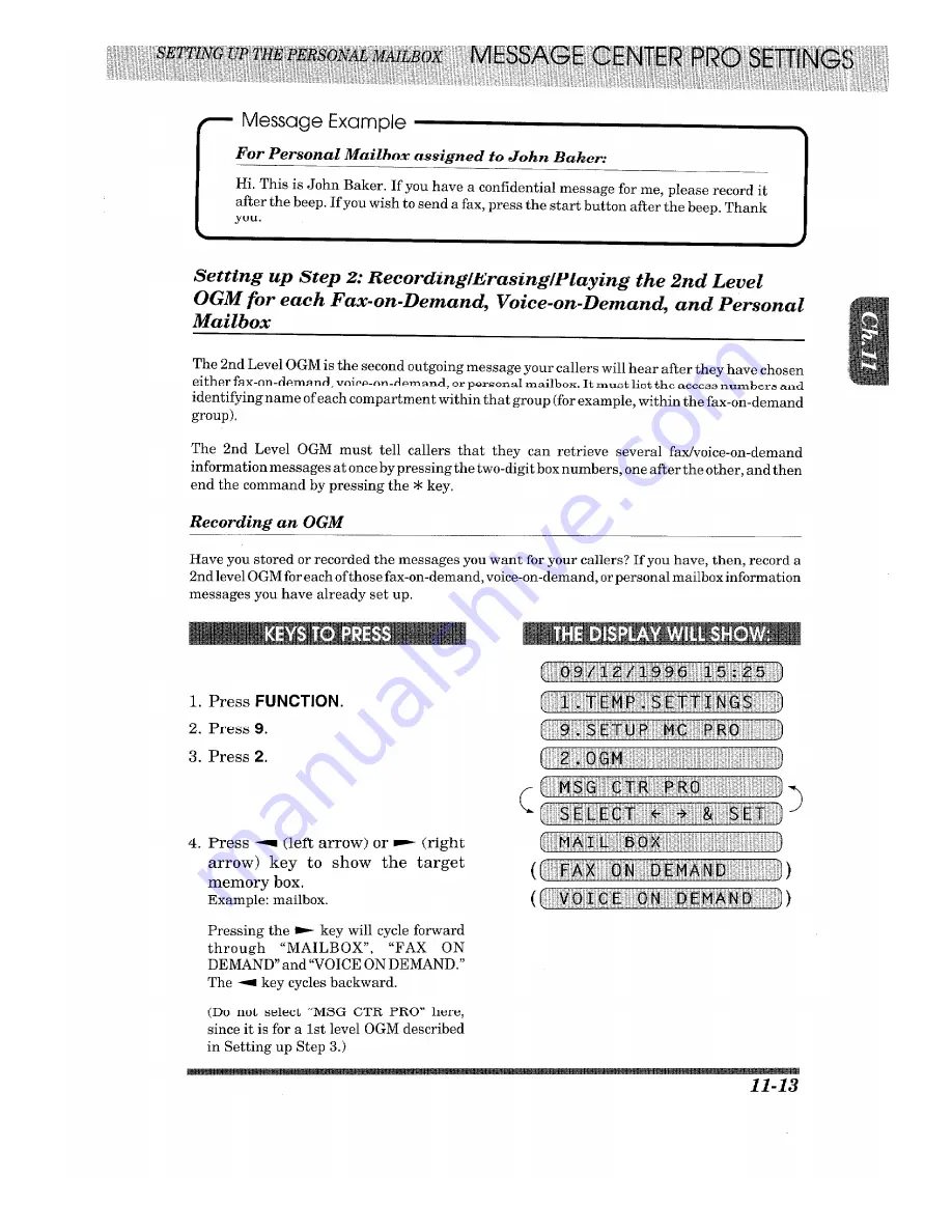 Brother 875MC Owner'S Manual Download Page 137