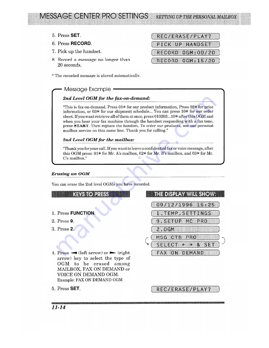 Brother 875MC Owner'S Manual Download Page 138