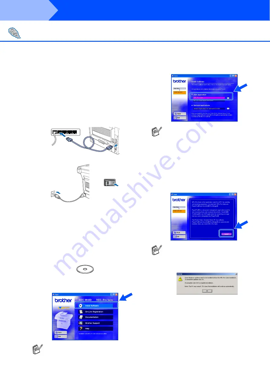 Brother 8820D - MFC B/W Laser Quick Setup Manual Download Page 39