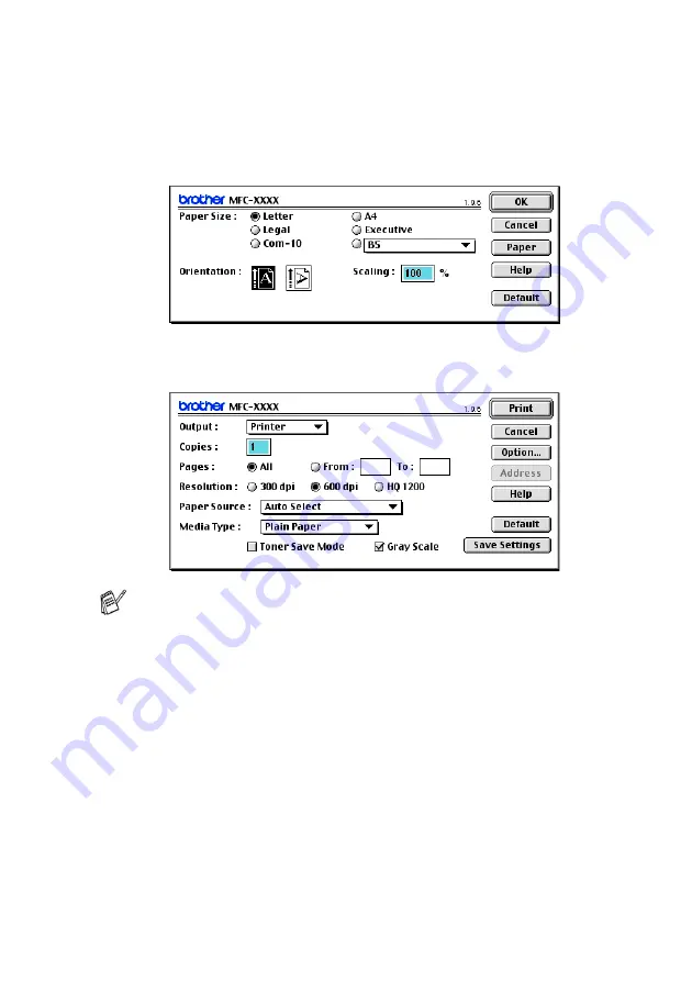 Brother 8820DN - B/W Laser - All-in-One User Manual Download Page 302