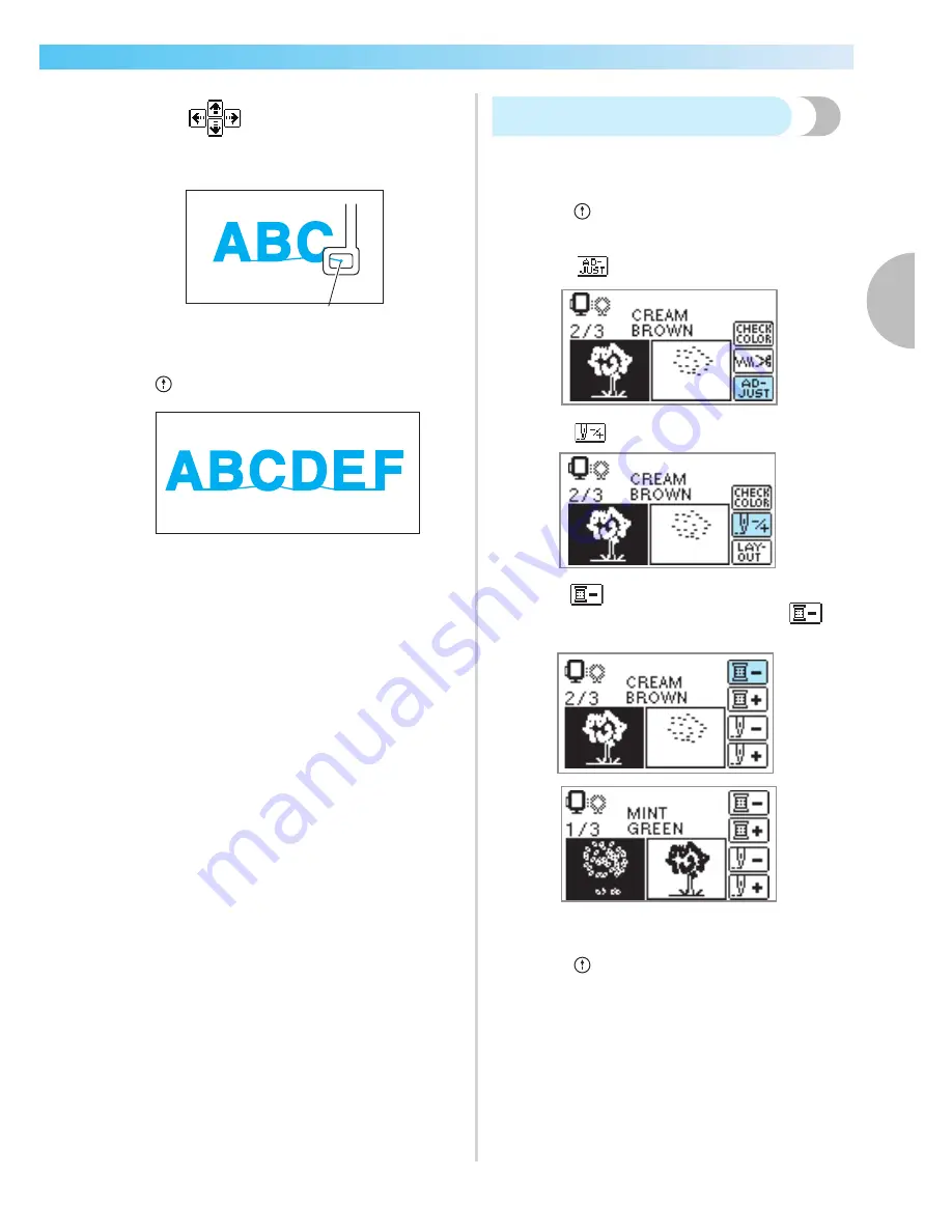 Brother 885-V55 Operation Manual Download Page 69