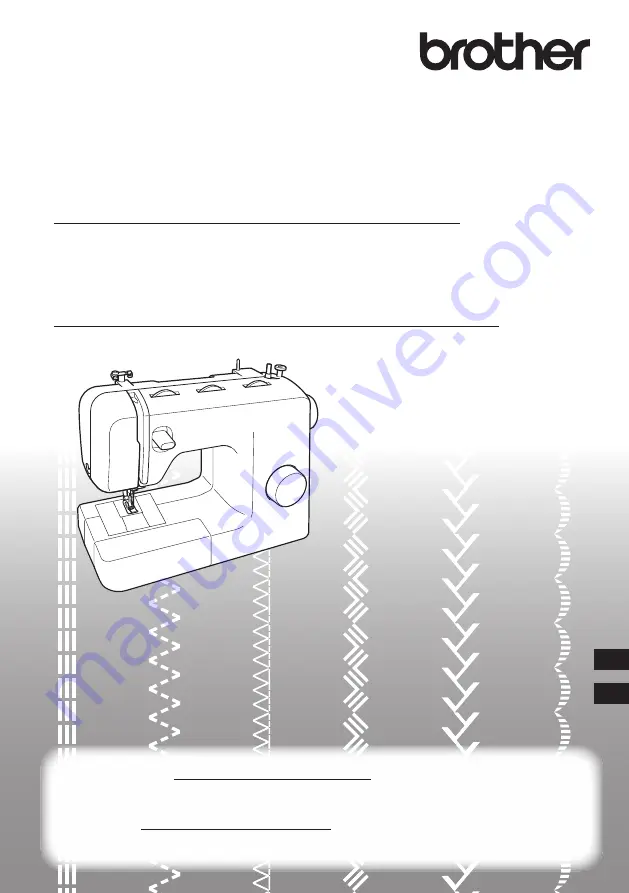 Brother 885-X06 Operation Manual Download Page 1