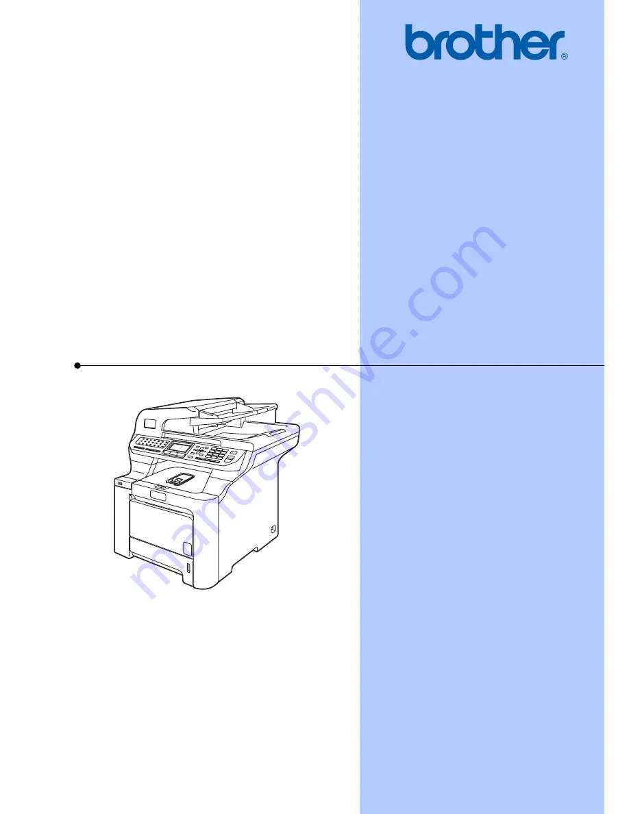 Brother 9840CDW - Color Laser - All-in-One Скачать руководство пользователя страница 1