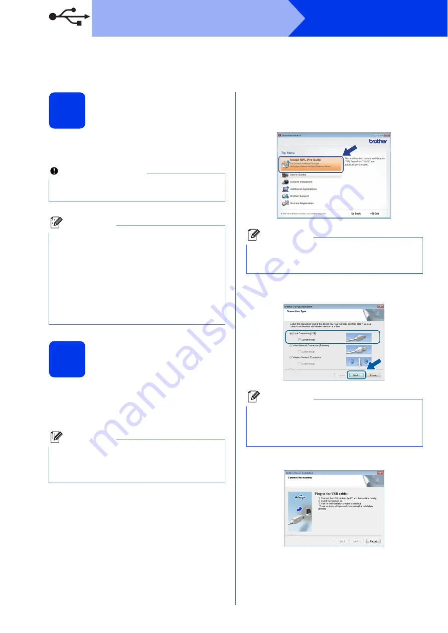 Brother ADS-2600W Quick Setup Manual Download Page 6