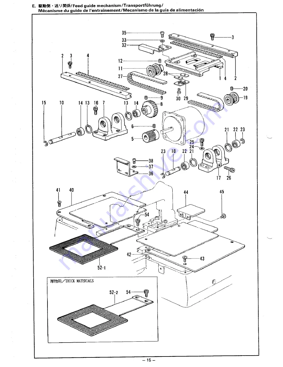 Brother BAS-304 Parts Manual Download Page 22