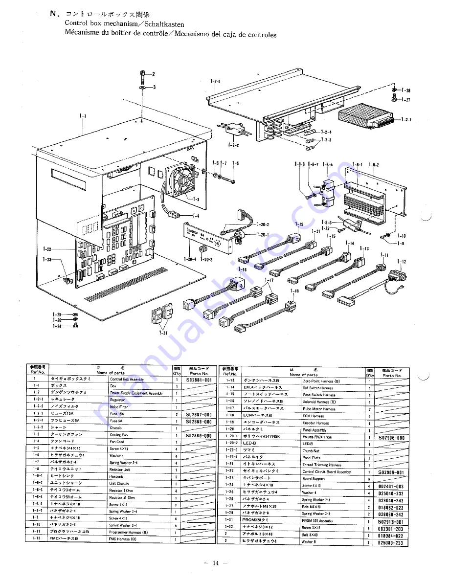 Brother BAS-320 Parts Manual Download Page 18