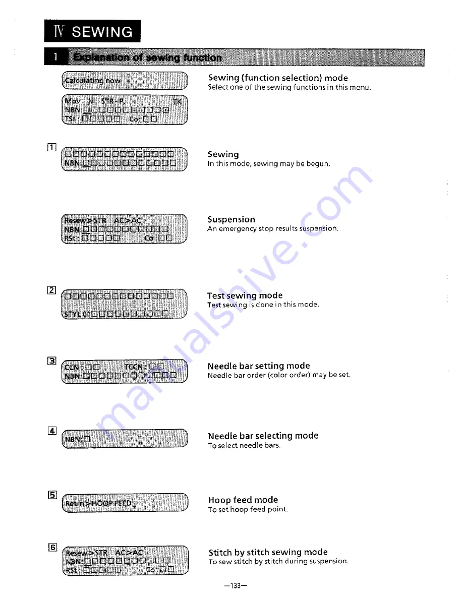 Brother BAS-411 Instruction Manual Download Page 137