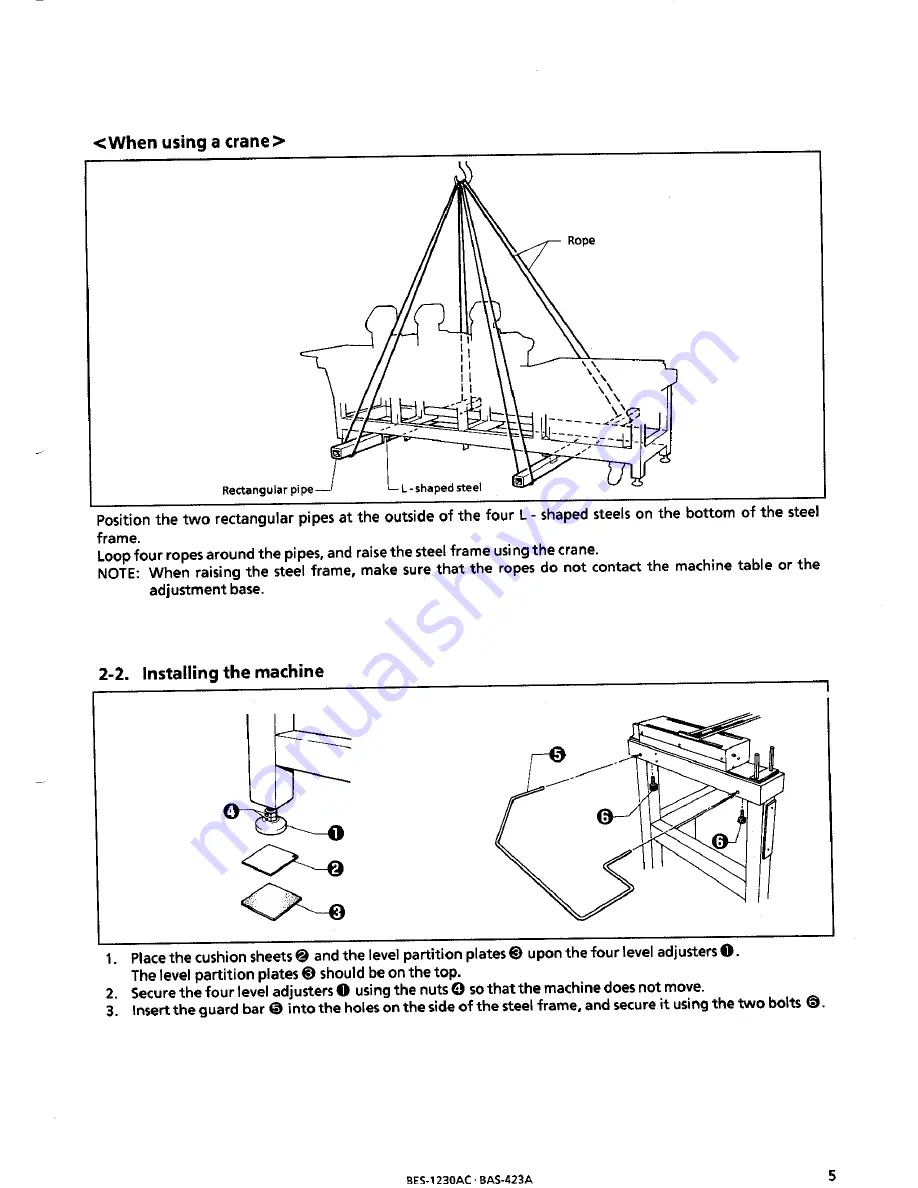 Brother BAS-423A Instruction Manual Download Page 15