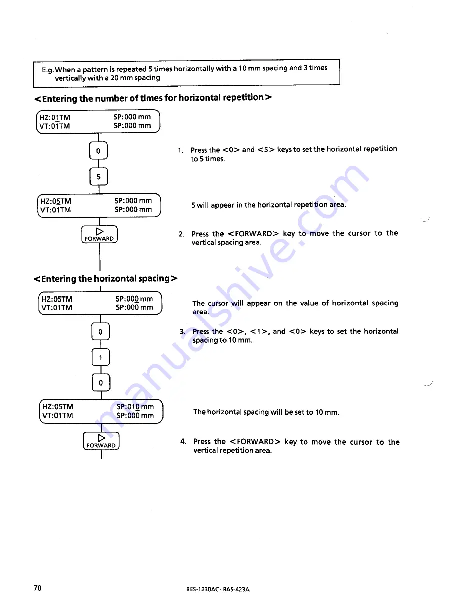 Brother BAS-423A Instruction Manual Download Page 80