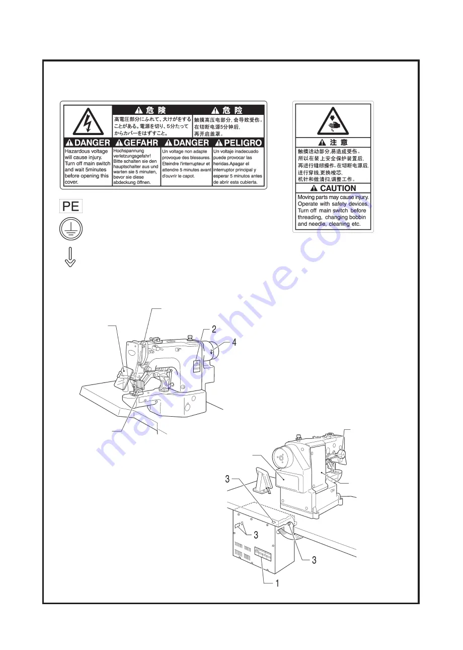 Brother BE-438D Instruction Manual Download Page 6