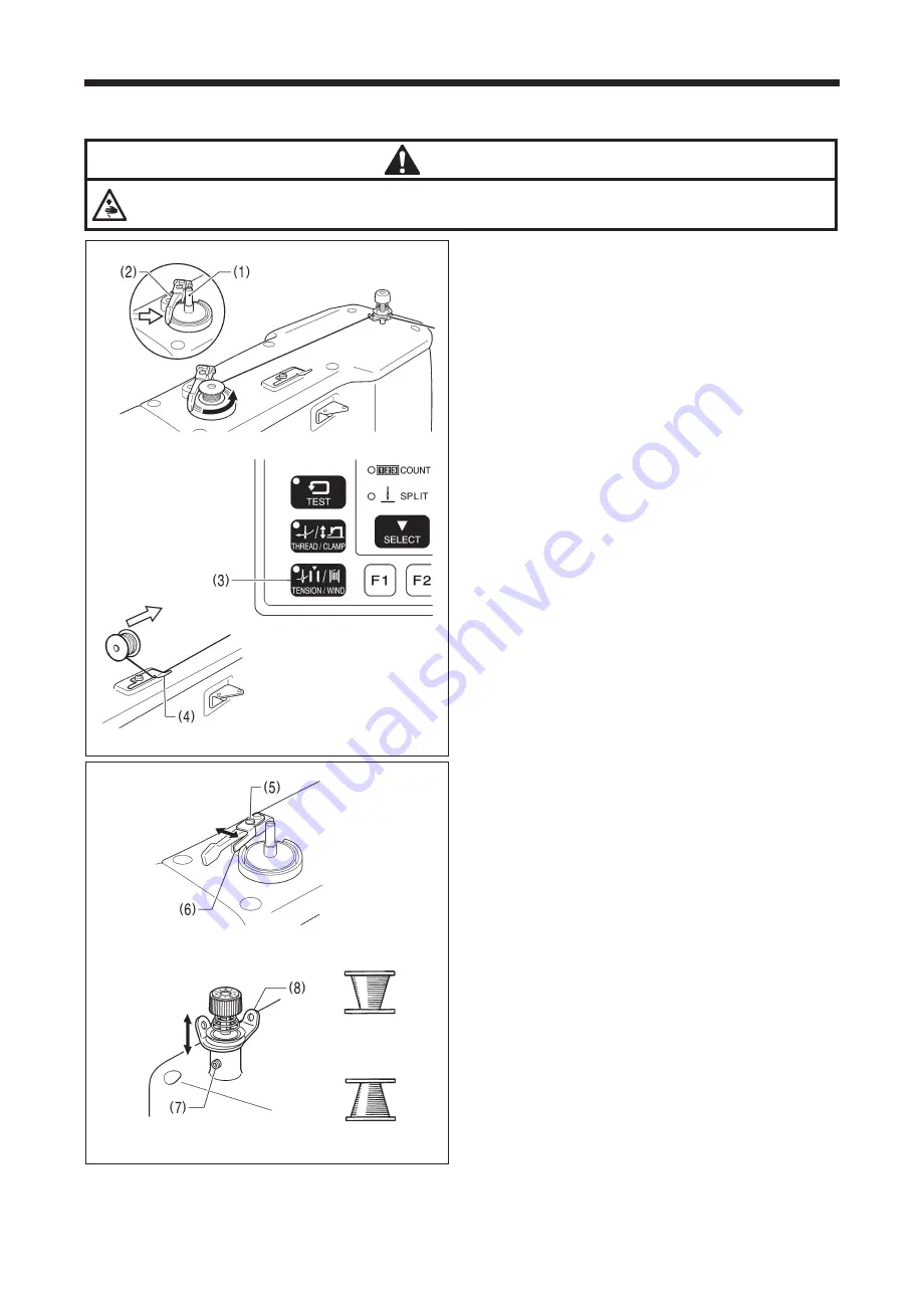 Brother BE-438D Instruction Manual Download Page 32