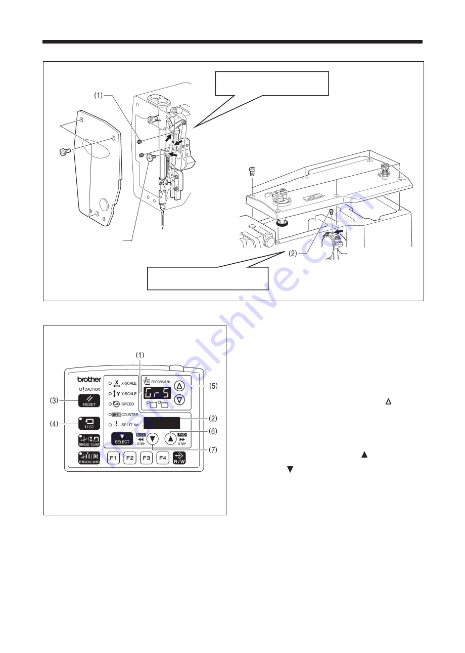 Brother BE-438D Instruction Manual Download Page 61