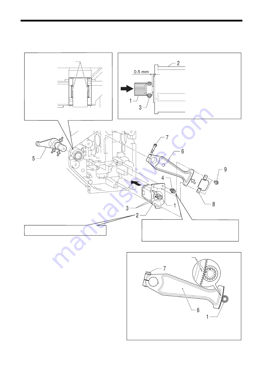 Brother BE-438HS Service Manual Download Page 125