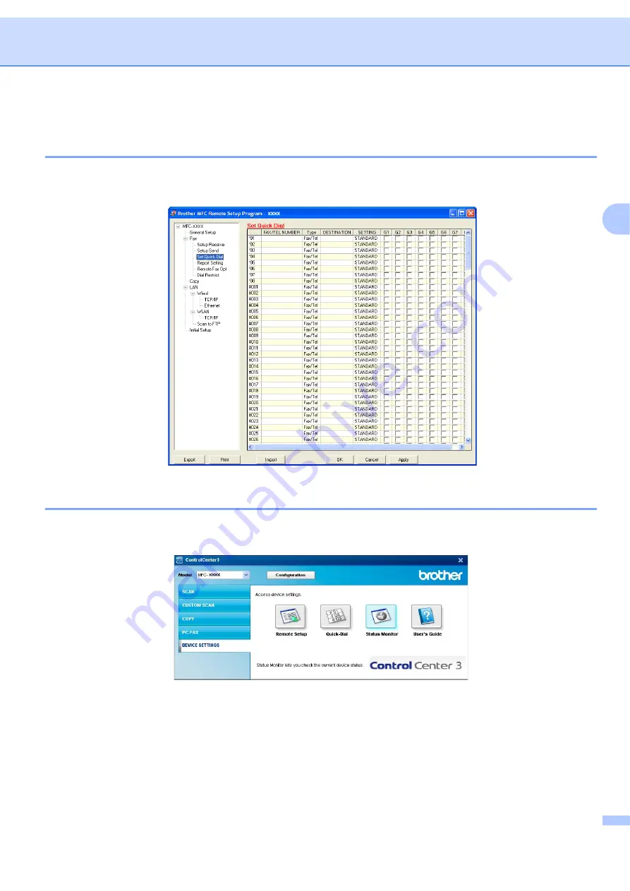 Brother BRT-MFC-7840W - NETWORK READY Software User'S Manual Download Page 83