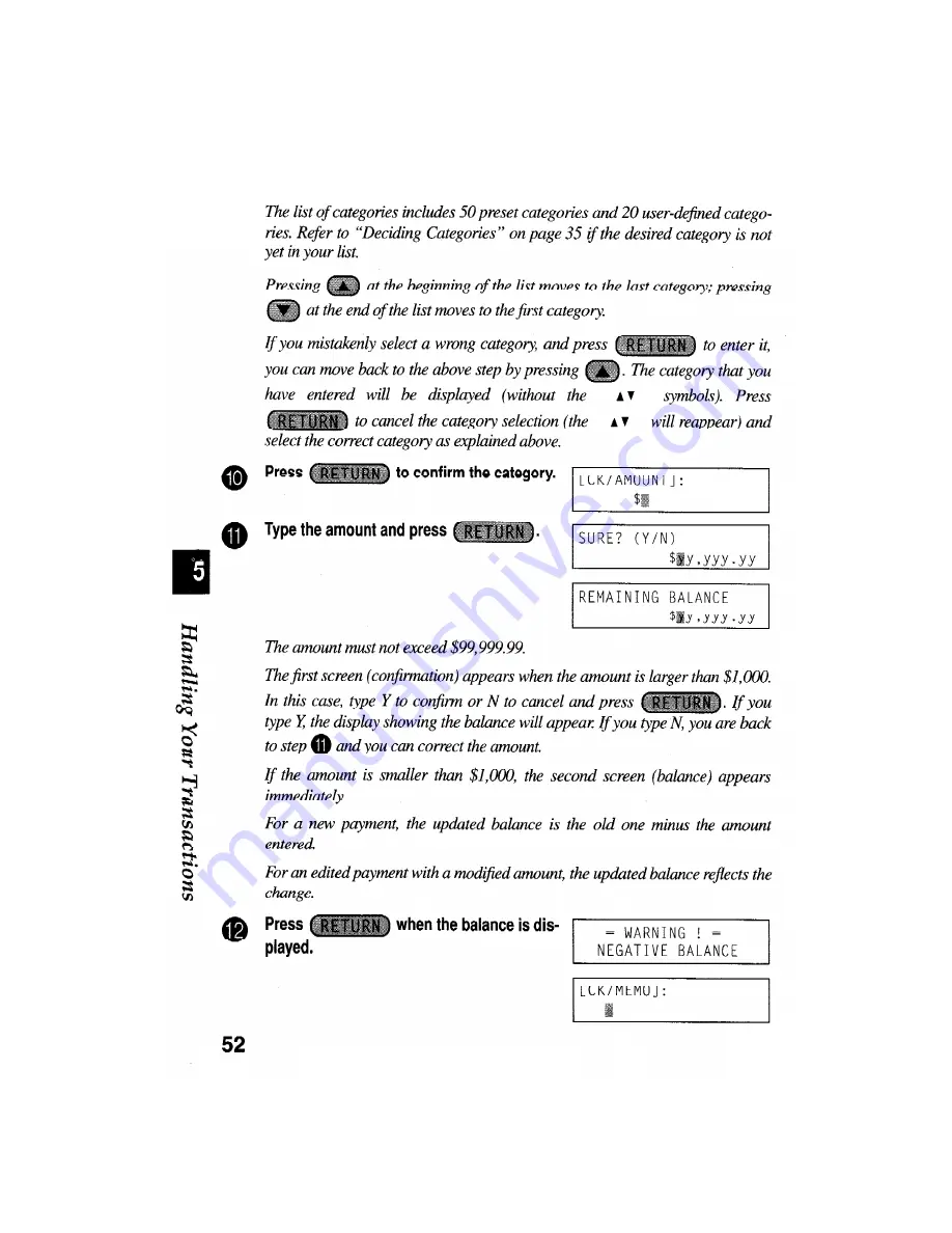 Brother CW-1000 Owner'S Manual Download Page 58