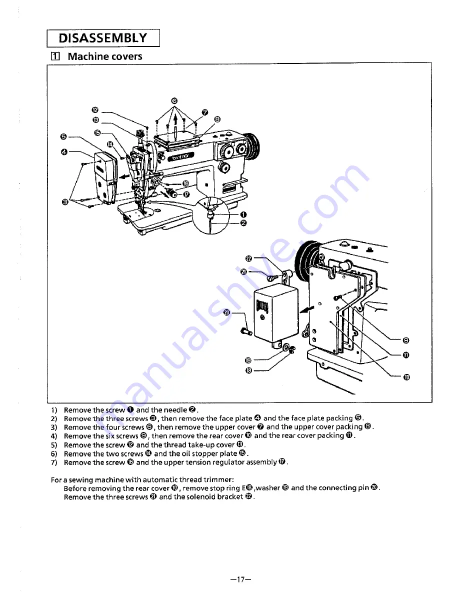 Brother DB2-7740 Скачать руководство пользователя страница 21