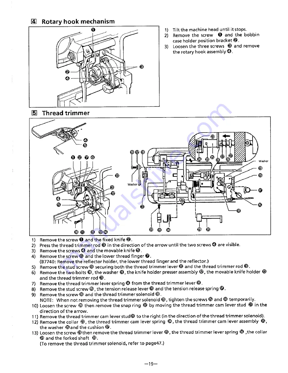 Brother DB2-7740 Service Manual Download Page 23