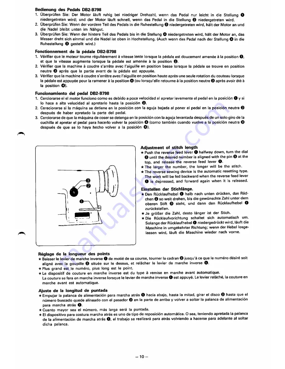 Brother DB2-B797 Instruction Manual Download Page 11