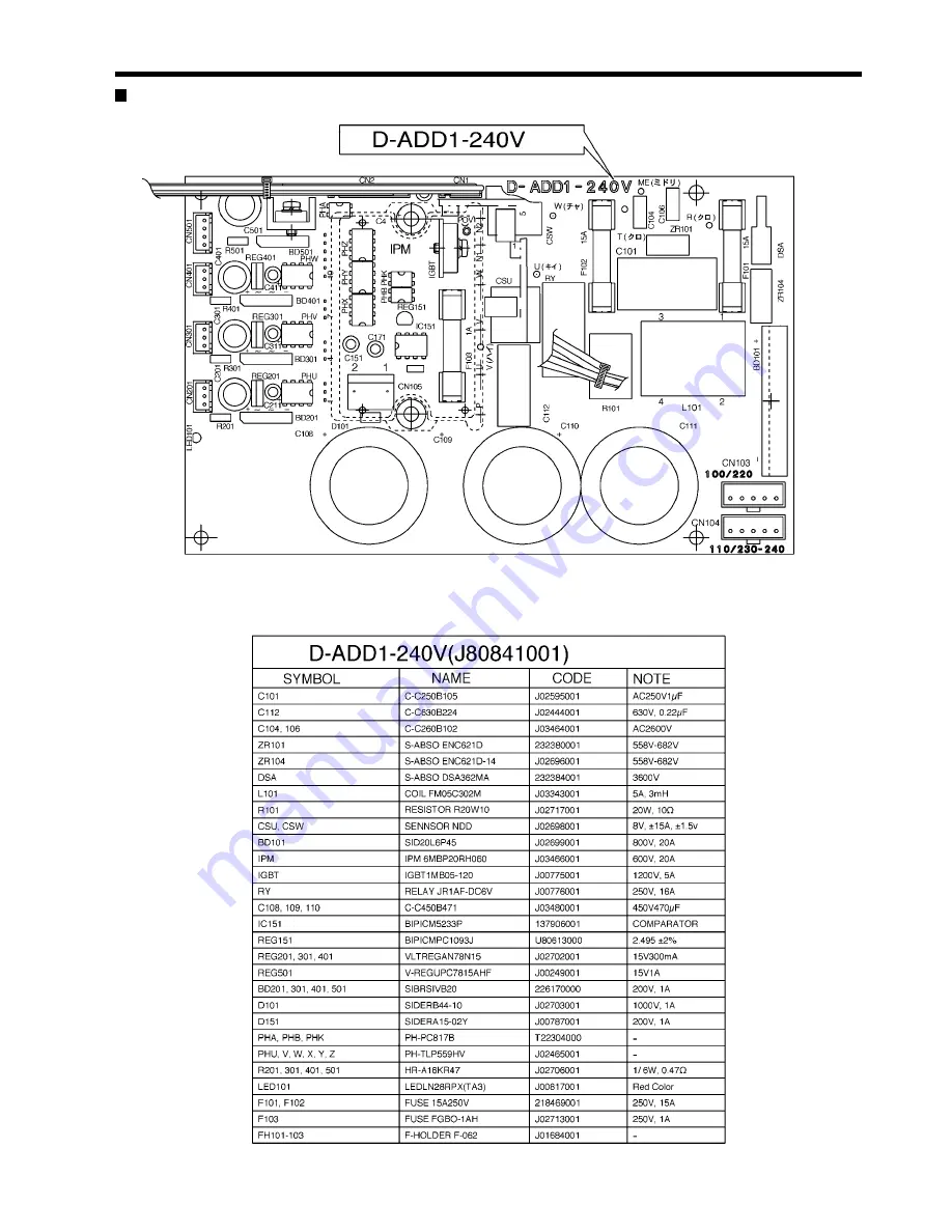 Brother DB2-DD7100 Service Manual Download Page 121